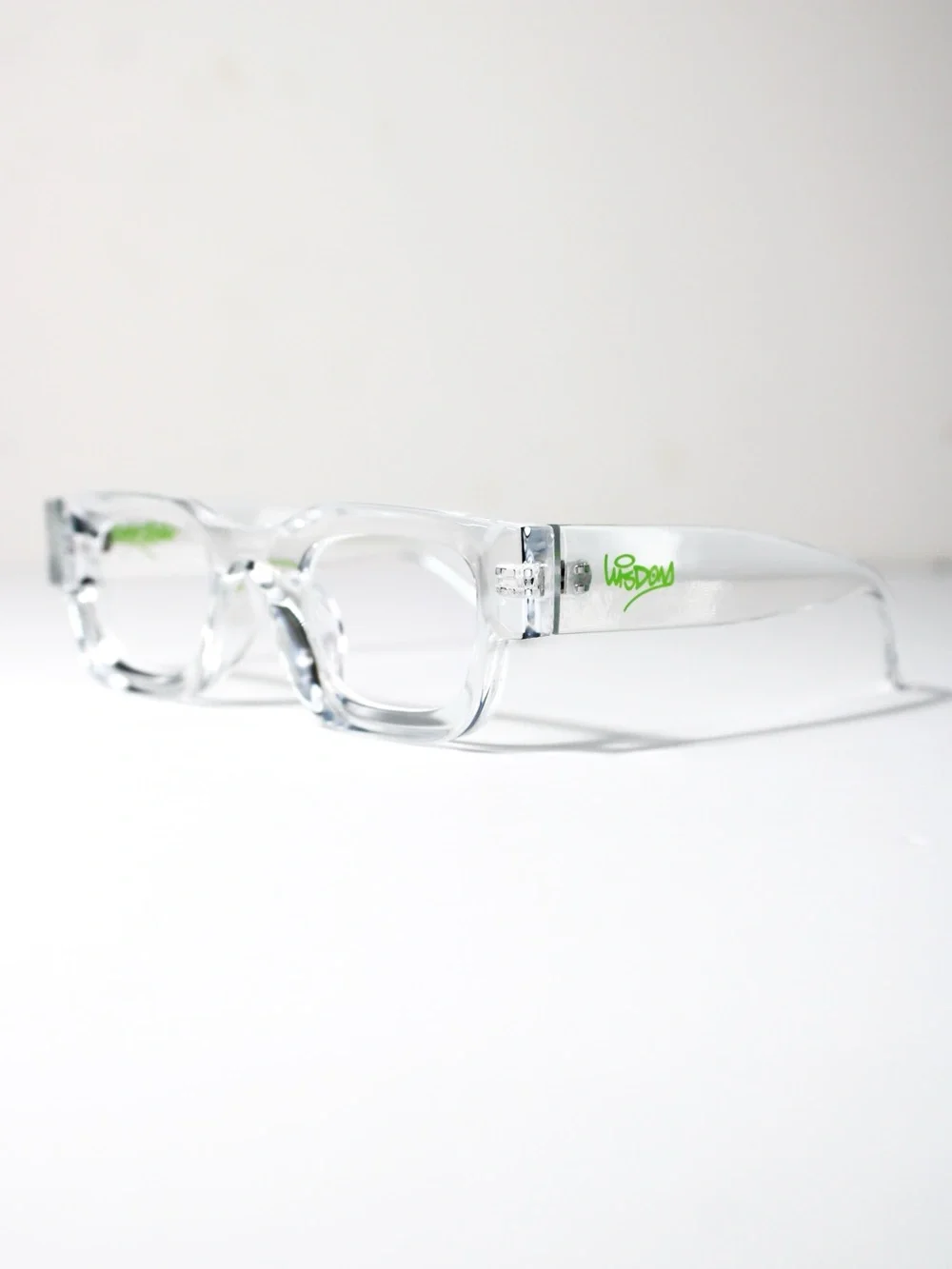 Clear Rectangle Frame Women's Eyewear - Transparent